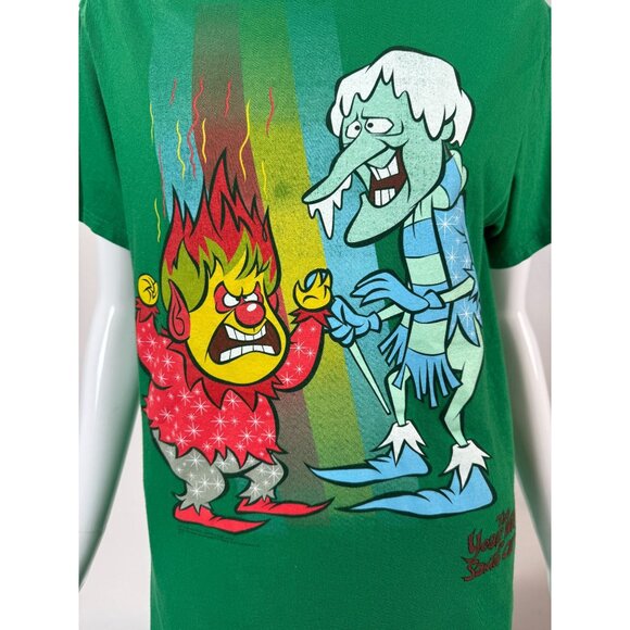 Delta Pro Weight "The Year Without A Santa Claus" Graphic Tee Shirt - M - 100% C - Picture 16 of 16